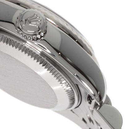 ROLEX ロレックス 179174G デイトジャスト 10P ダイヤモンド 腕時計 SS レディース 中古