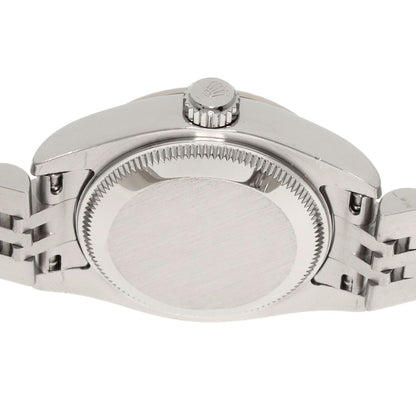 ROLEX ロレックス 179174G デイトジャスト 10P ダイヤモンド 腕時計 SS レディース 中古