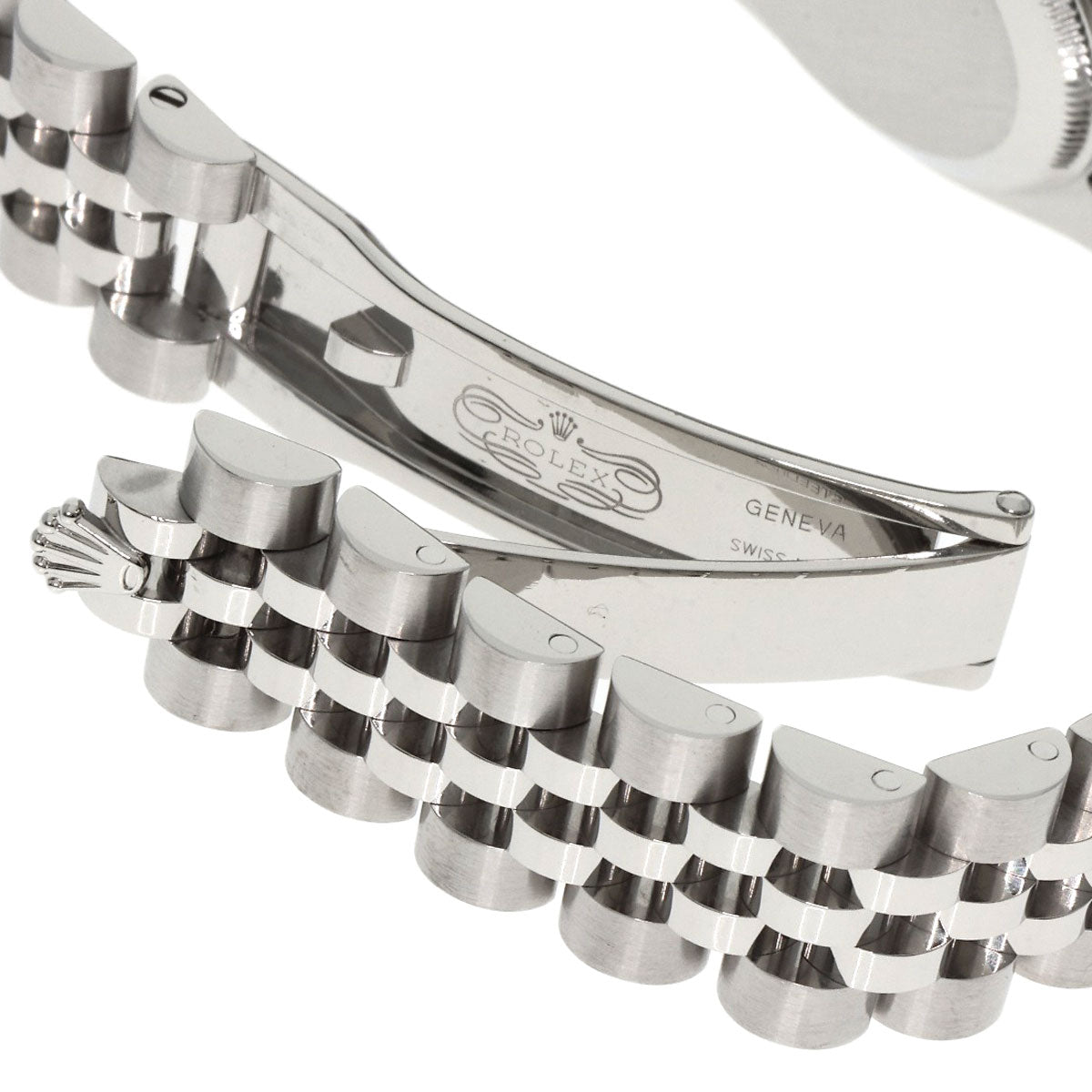 ROLEX ロレックス 179174G デイトジャスト 10P ダイヤモンド 腕時計 SS レディース 中古