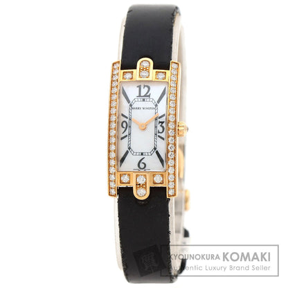 HARRY WINSTON ハリーウィンストン AVCQHM16 アヴェニューCミニ 腕時計 K18PG レディース 中古