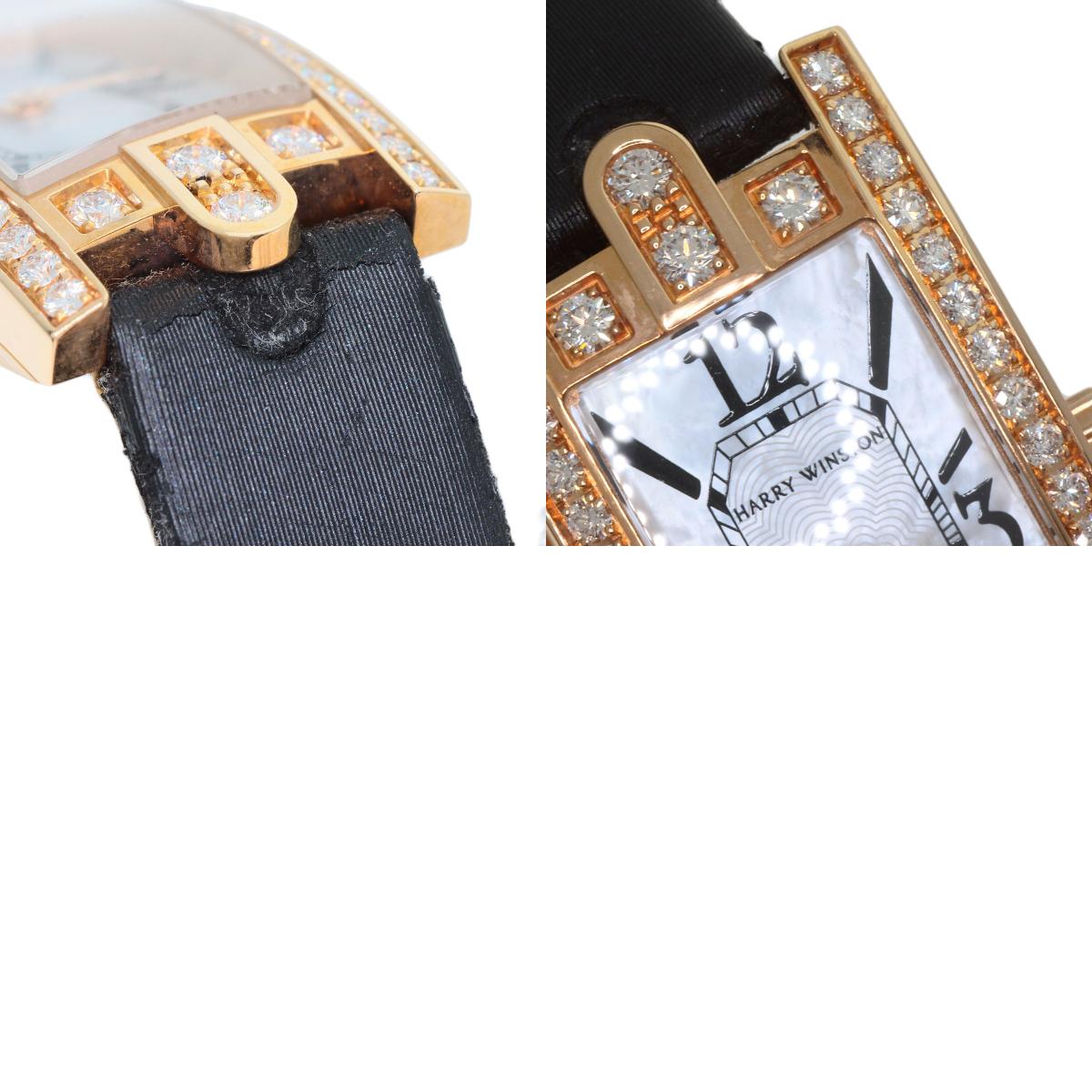 HARRY WINSTON ハリーウィンストン AVCQHM16 アヴェニューCミニ 腕時計 K18PG レディース 中古