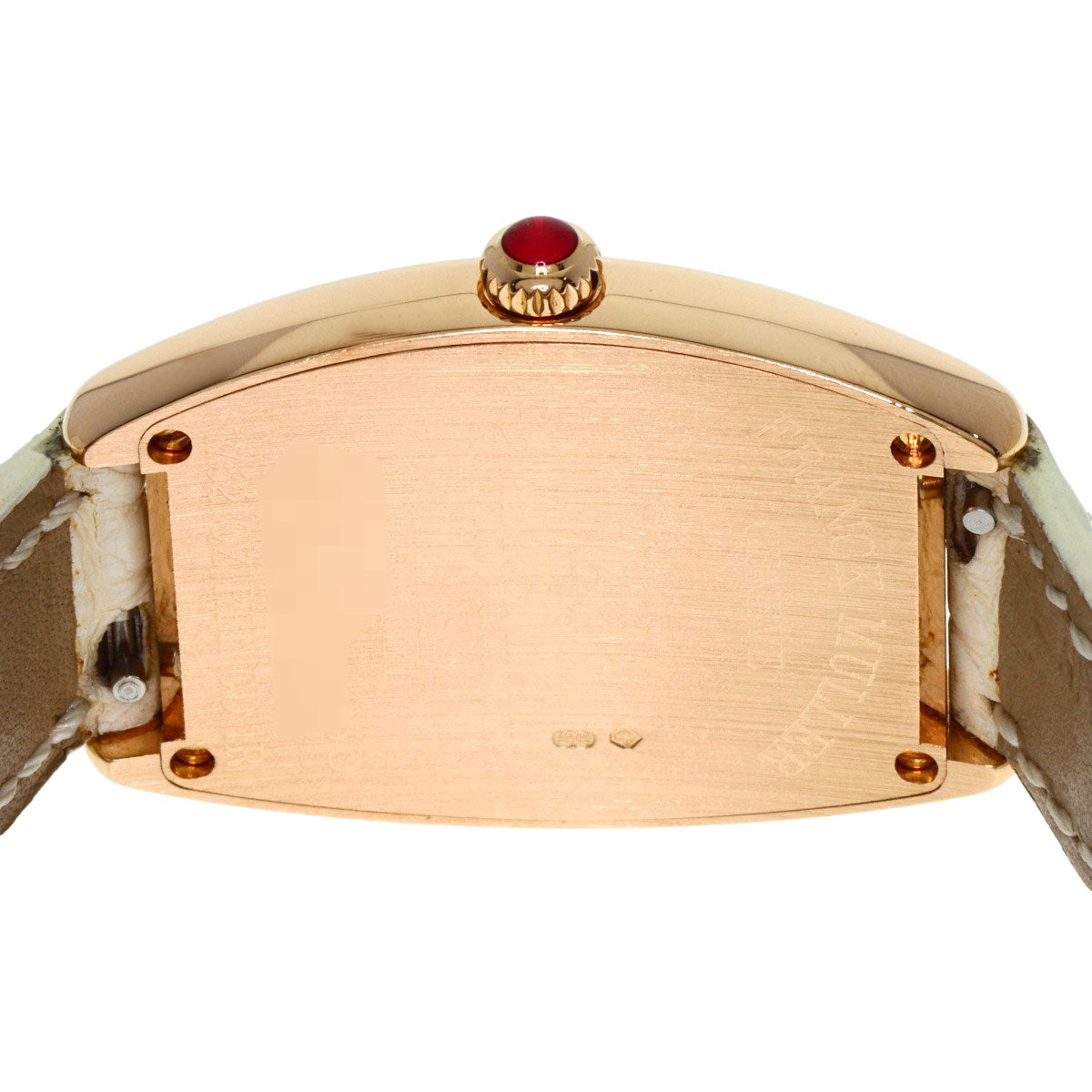 FRANCK MULLER フランクミュラー 1752QZRELCD1R トノウカーベックス リレーフ ダイヤモンド 腕時計 K18PG レディース 中古