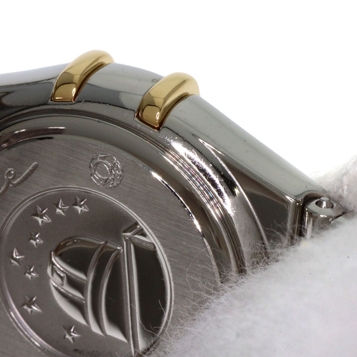 OMEGA オメガ 1376.75 コンステレーション ミニ ベゼル ダイヤモンド 腕時計 SS レディース 中古