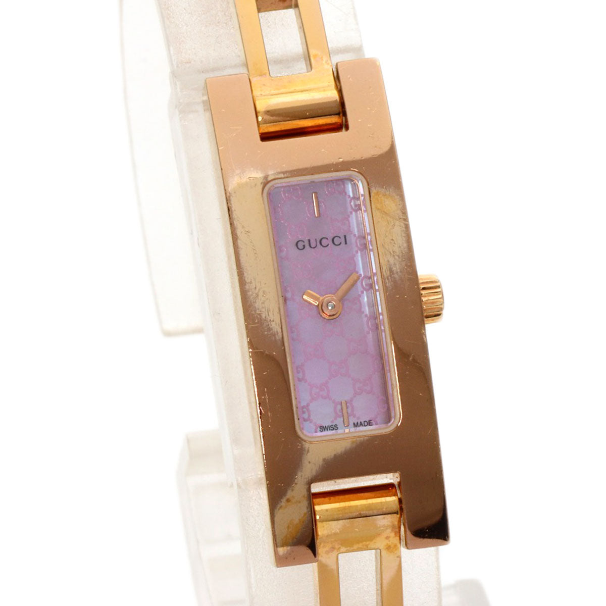 GUCCI グッチ 3900L 腕時計 PGP レディース 中古