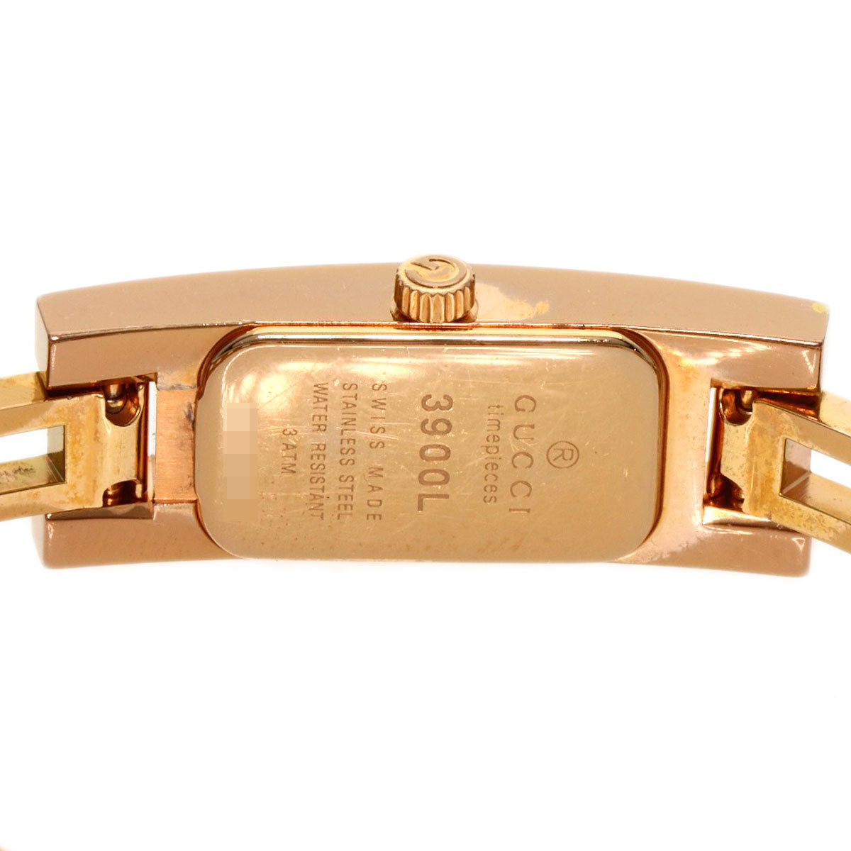 GUCCI グッチ 3900L 腕時計 PGP レディース 中古