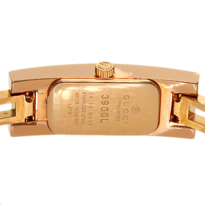 GUCCI グッチ 3900L 腕時計 PGP レディース 中古