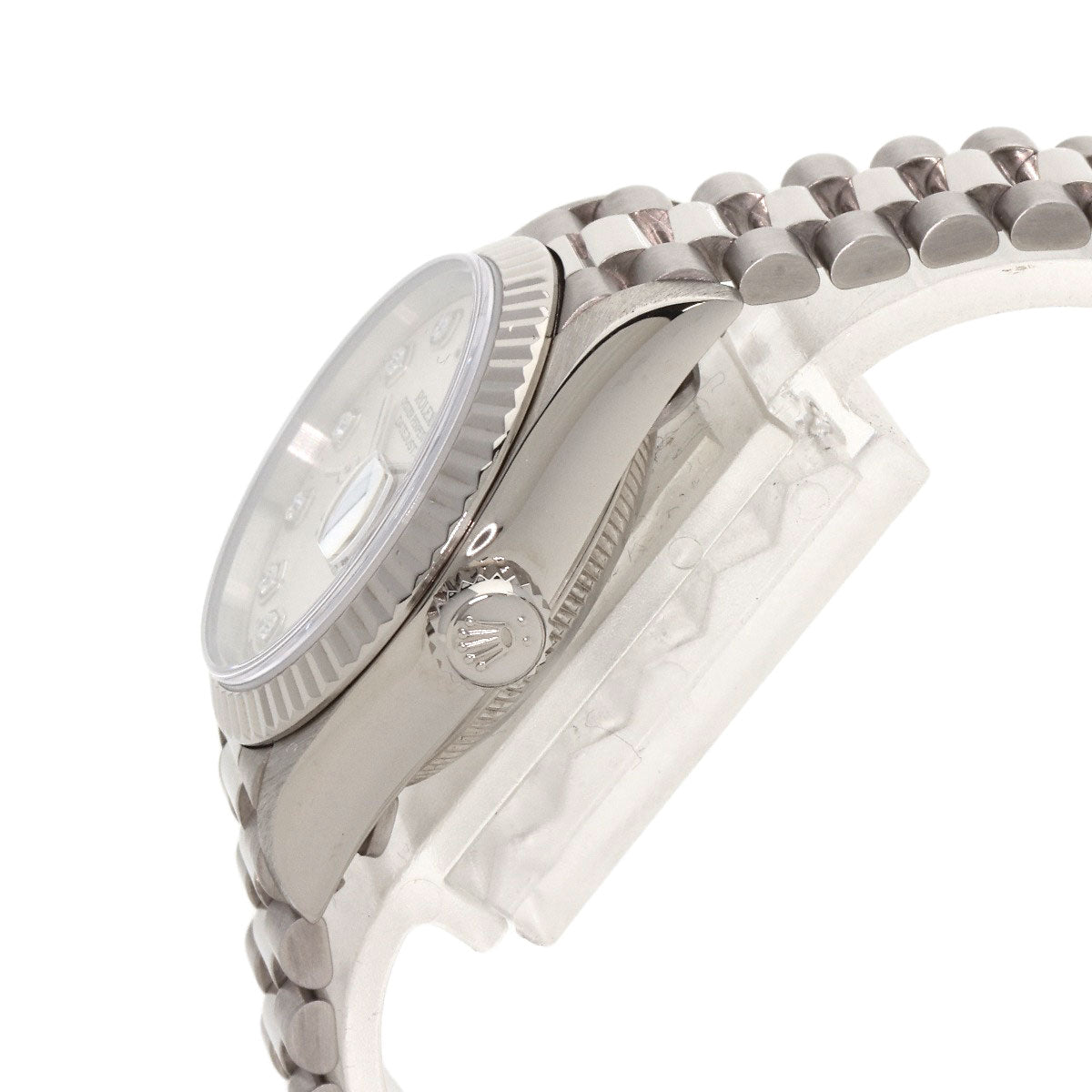 ROLEX ロレックス 79179G デイトジャスト 10P ダイヤモンド 腕時計 K18WG レディース 中古