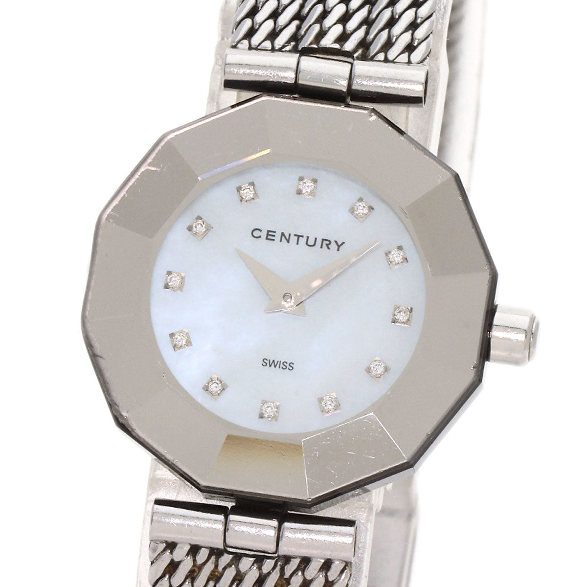CENTURY センチュリー タイムジェム 腕時計 SS レディース 中古