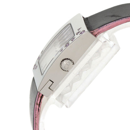 CHRISTIAN DIOR クリスチャンディオール D78-1093 マリス ピンクサファイア 腕時計 SS レディース 中古