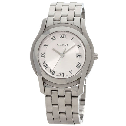 GUCCI グッチ 5500M ラウンドフェイス 腕時計 SS メンズ 中古