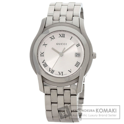 GUCCI グッチ 5500M ラウンドフェイス 腕時計 SS メンズ 中古