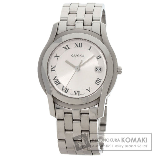 GUCCI グッチ 5500M ラウンドフェイス 腕時計 SS メンズ 中古