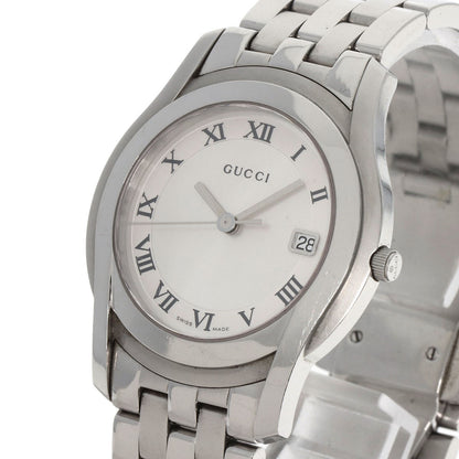 GUCCI グッチ 5500M ラウンドフェイス 腕時計 SS メンズ 中古