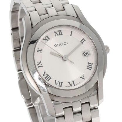 GUCCI グッチ 5500M ラウンドフェイス 腕時計 SS メンズ 中古