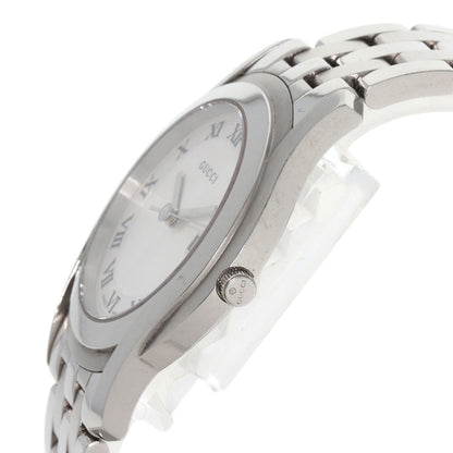 GUCCI グッチ 5500M ラウンドフェイス 腕時計 SS メンズ 中古
