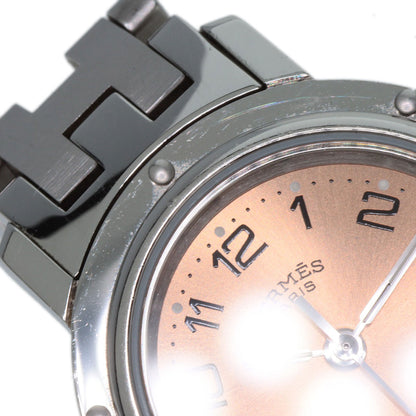 HERMES エルメス CL4.210 クリッパー 腕時計 SS レディース 中古
