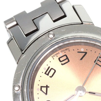 HERMES エルメス CL4.210 クリッパー 腕時計 SS レディース 中古