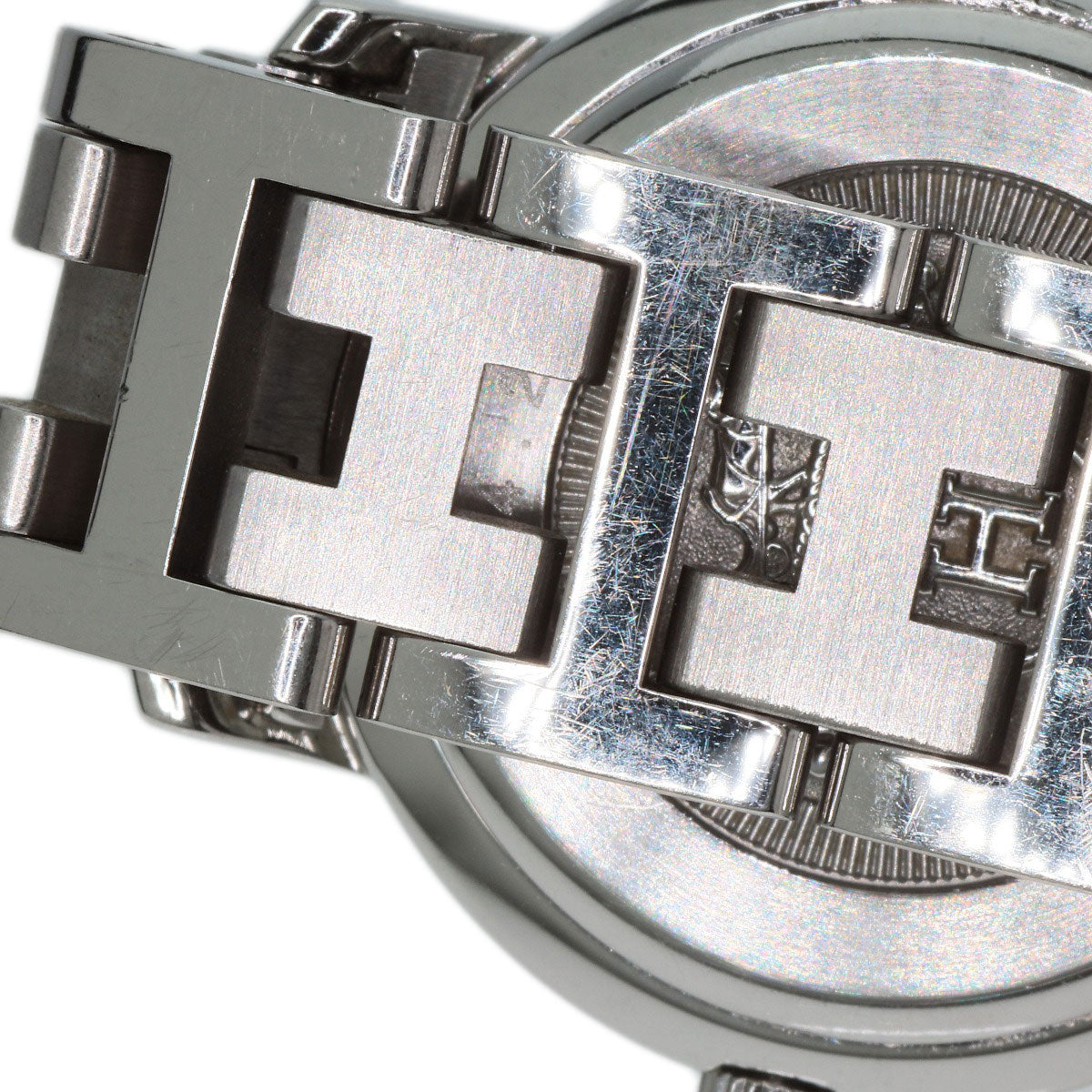 HERMES エルメス CL4.210 クリッパー 腕時計 SS レディース 中古