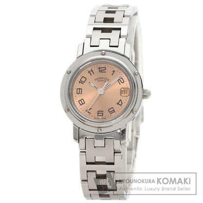 HERMES エルメス CL4.210 クリッパー 腕時計 SS レディース 中古