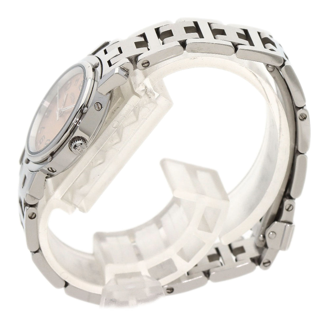 HERMES エルメス CL4.210 クリッパー 腕時計 SS レディース 中古