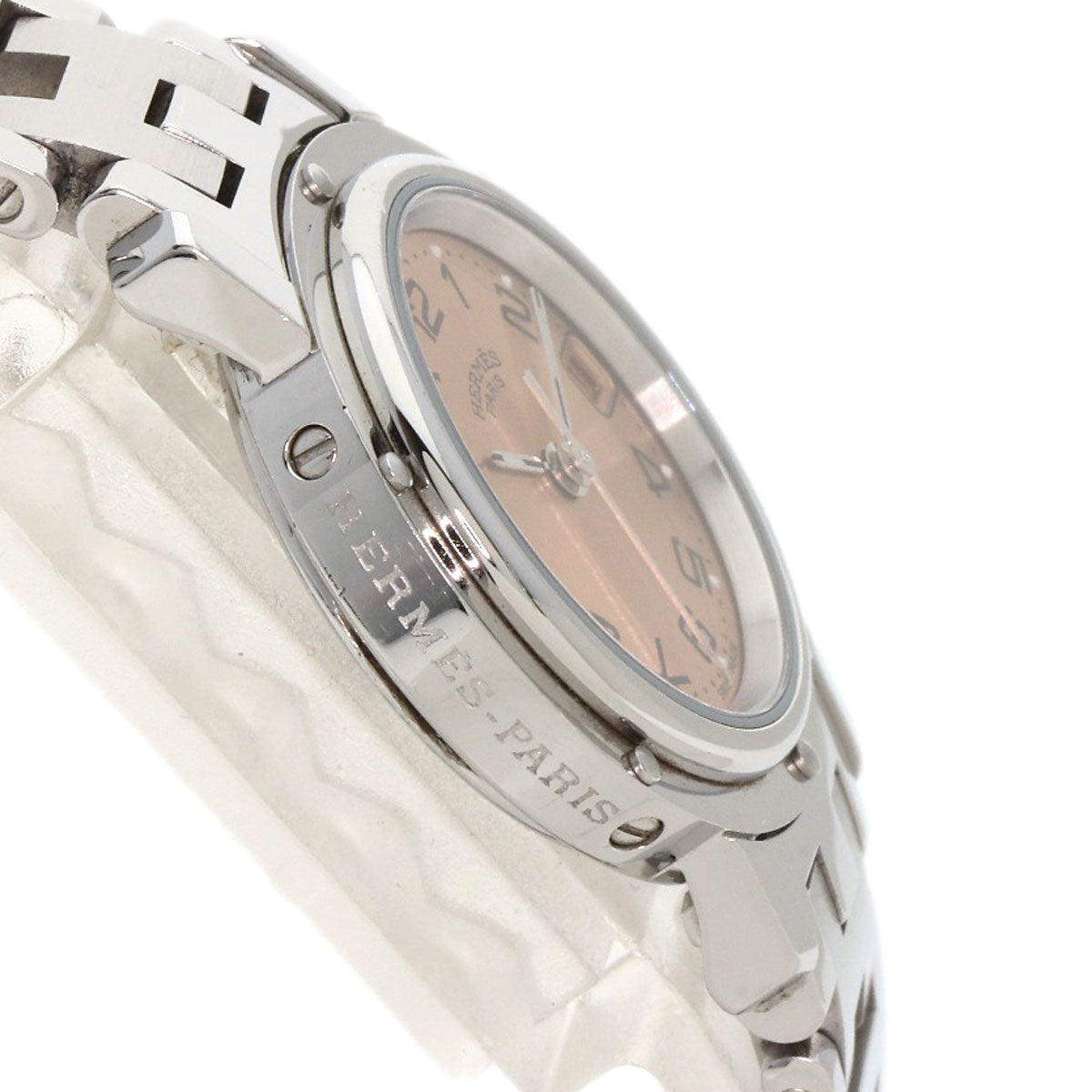 HERMES エルメス CL4.210 クリッパー 腕時計 SS レディース 中古