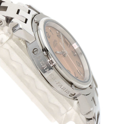 HERMES エルメス CL4.210 クリッパー 腕時計 SS レディース 中古