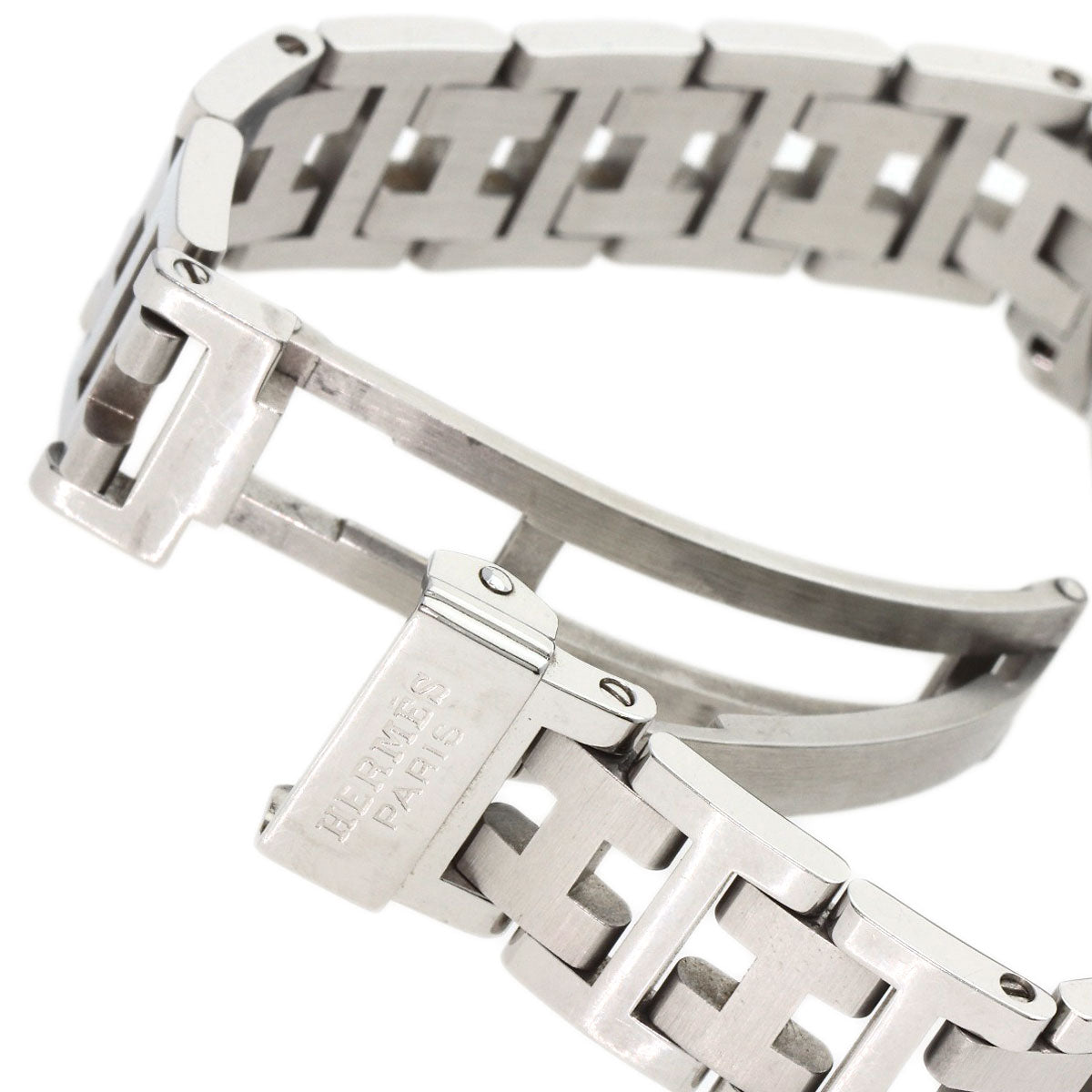HERMES エルメス CL4.210 クリッパー 腕時計 SS レディース 中古