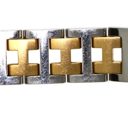 HERMES エルメス CL4.220 クリッパー 旧ベルト 腕時計 SS レディース 中古