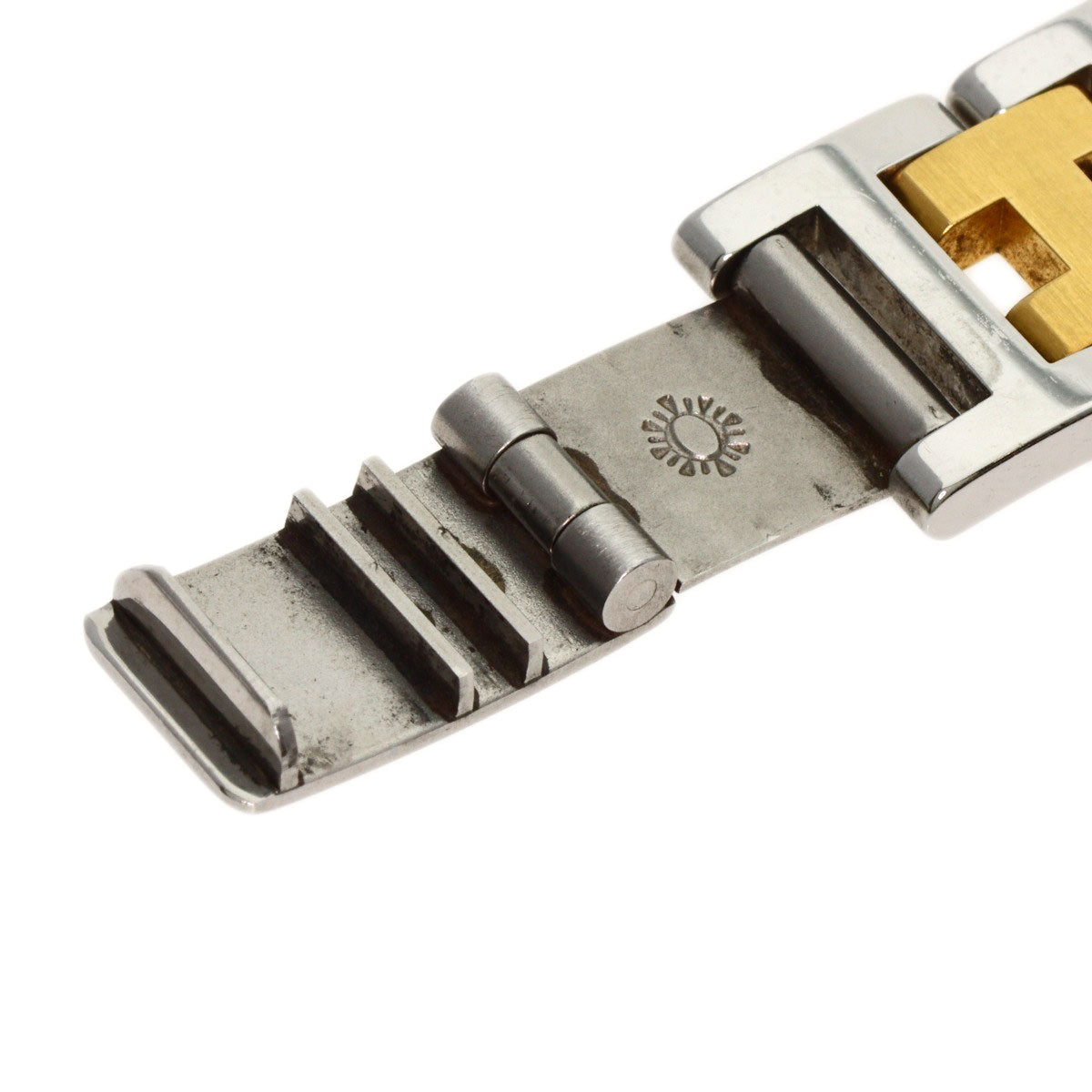 HERMES エルメス CL4.220 クリッパー 旧ベルト 腕時計 SS レディース 中古