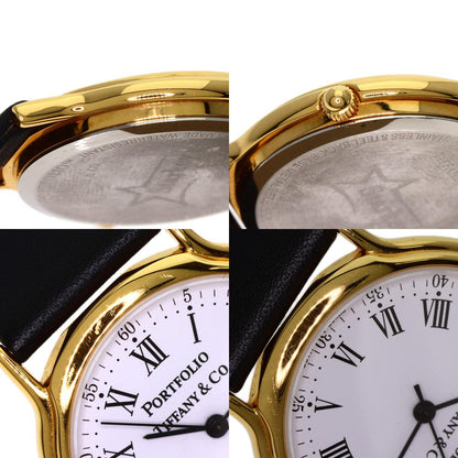 TIFFANY&Co. ティファニー ポートフォリオ 腕時計 GP ボーイズ 中古