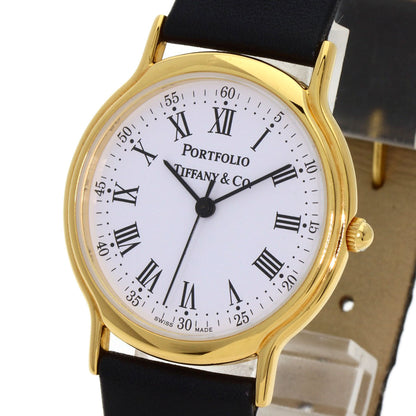 TIFFANY&Co. ティファニー ポートフォリオ 腕時計 GP ボーイズ 中古
