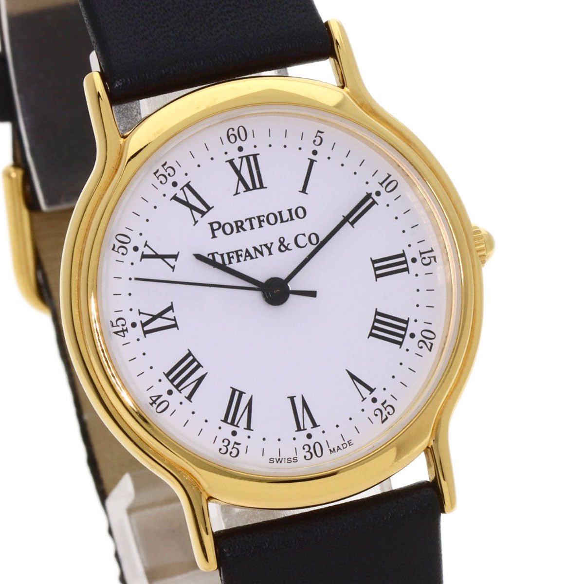 TIFFANY&Co. ティファニー ポートフォリオ 腕時計 GP ボーイズ 中古