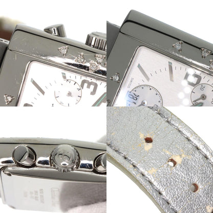CHRISTIAN DIOR クリスチャンディオール D81-101 リヴァ スパークリング クロノグラフ 腕時計 SS レディース 中古