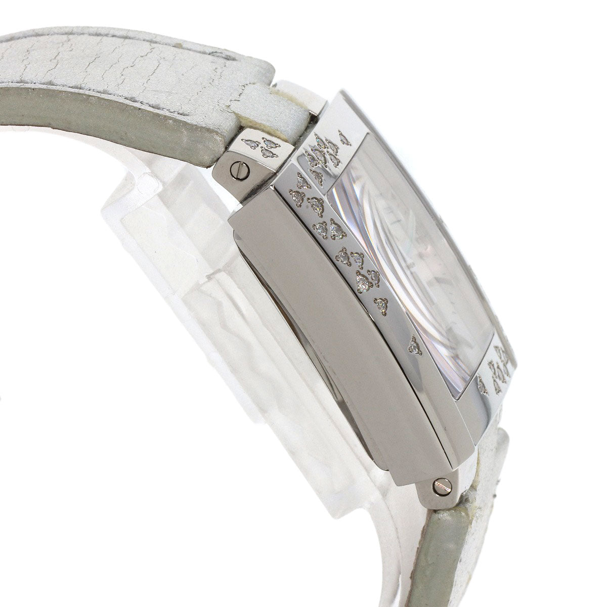 CHRISTIAN DIOR クリスチャンディオール D81-101 リヴァ スパークリング クロノグラフ 腕時計 SS レディース 中古