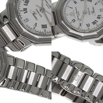 Baume & Mercier ボーム＆メルシェ MV040078 リビエラ Wネーム ティファニーコラボ 腕時計 SS レディース 中古