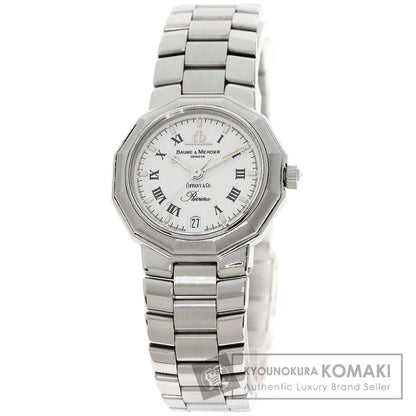 Baume & Mercier ボーム＆メルシェ MV040078 リビエラ Wネーム ティファニーコラボ 腕時計 SS レディース 中古