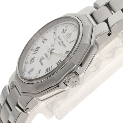 Baume & Mercier ボーム＆メルシェ MV040078 リビエラ Wネーム ティファニーコラボ 腕時計 SS レディース 中古
