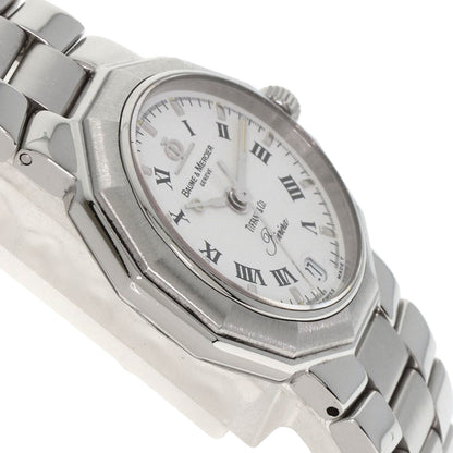 Baume & Mercier ボーム＆メルシェ MV040078 リビエラ Wネーム ティファニーコラボ 腕時計 SS レディース 中古