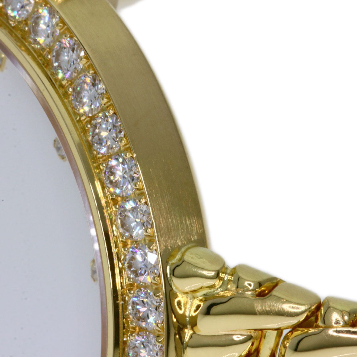 PATEK PHILIPPE パテックフィリップ 5006/17J-001 カラトラバ ベゼル 12P ダイヤモンド 腕時計 K18YG メンズ 中古