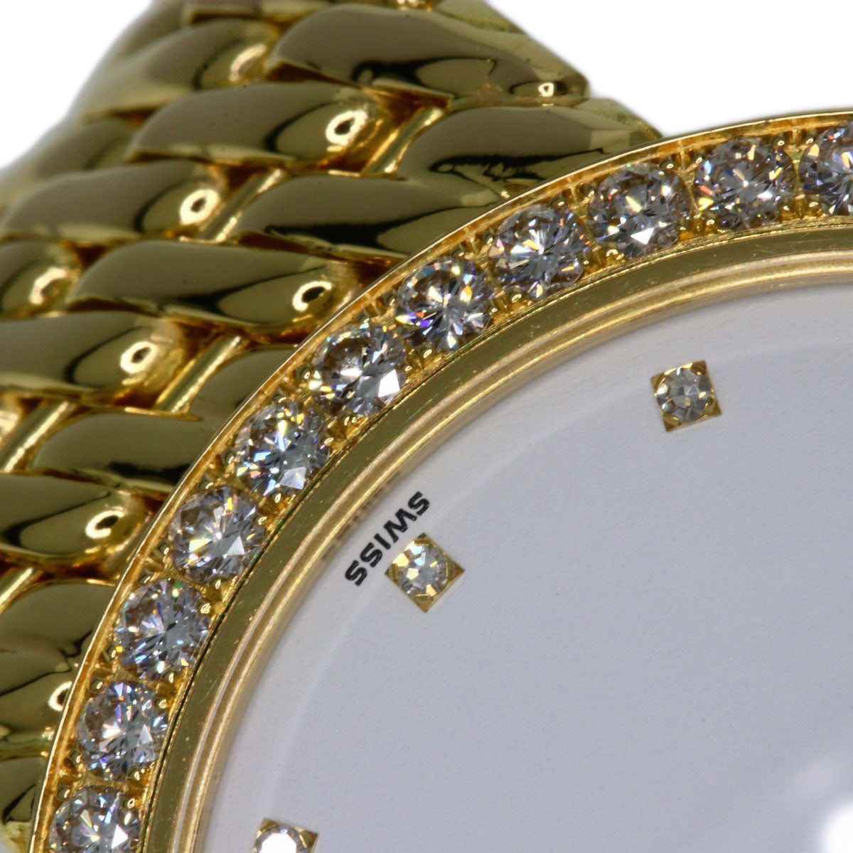 PATEK PHILIPPE パテックフィリップ 5006/17J-001 カラトラバ ベゼル 12P ダイヤモンド 腕時計 K18YG メンズ 中古