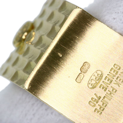 PATEK PHILIPPE パテックフィリップ 5006/17J-001 カラトラバ ベゼル 12P ダイヤモンド 腕時計 K18YG メンズ 中古