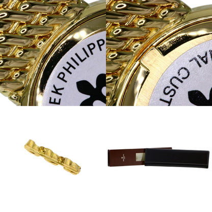PATEK PHILIPPE パテックフィリップ 5006/17J-001 カラトラバ ベゼル 12P ダイヤモンド 腕時計 K18YG メンズ 中古