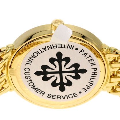 PATEK PHILIPPE パテックフィリップ 5006/17J-001 カラトラバ ベゼル 12P ダイヤモンド 腕時計 K18YG メンズ 中古