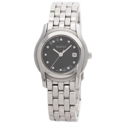 GUCCI グッチ 5500L 11P ダイヤモンド 腕時計 SS レディース 中古
