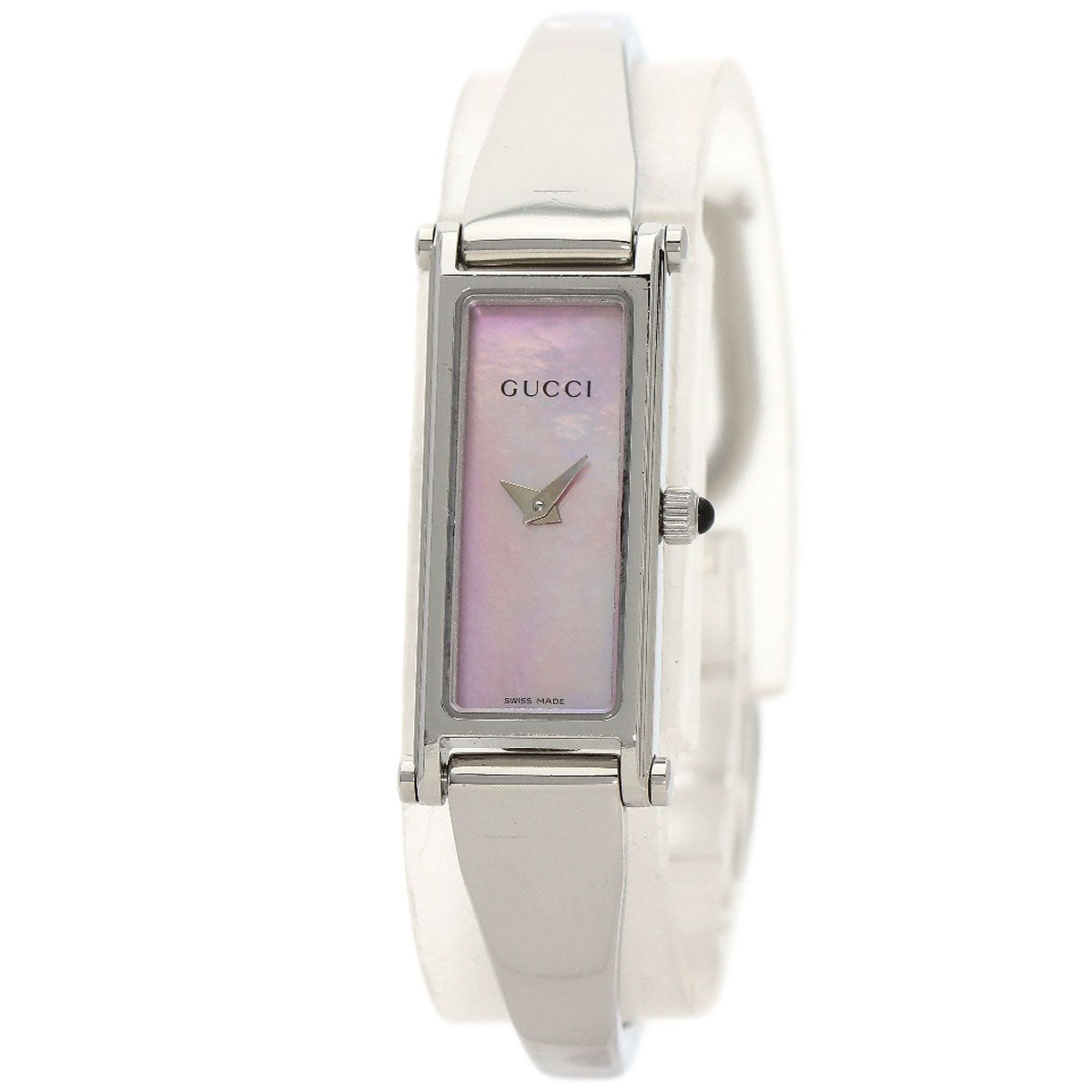 GUCCI グッチ 1500L スクエアフェイス 腕時計 SS レディース 中古