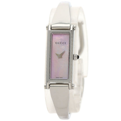 GUCCI グッチ 1500L スクエアフェイス 腕時計 SS レディース 中古