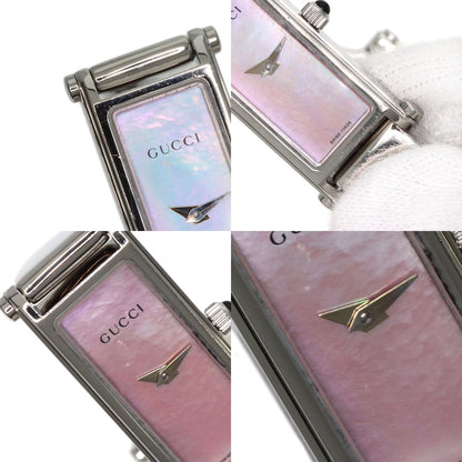 GUCCI グッチ 1500L スクエアフェイス 腕時計 SS レディース 中古