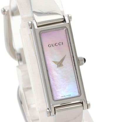 GUCCI グッチ 1500L スクエアフェイス 腕時計 SS レディース 中古