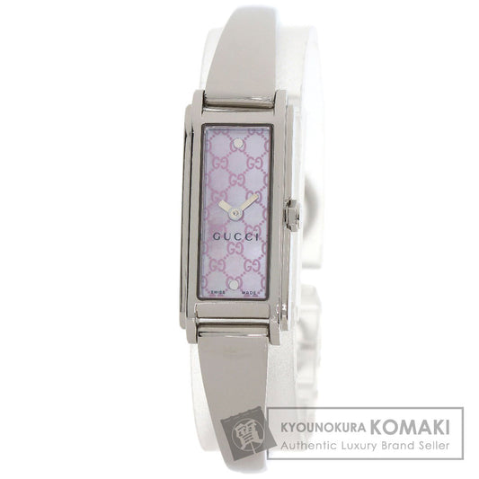 GUCCI グッチ 109 GG スクエアフェイス 腕時計 SS レディース 中古