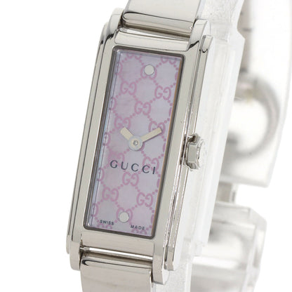 GUCCI グッチ 109 GG スクエアフェイス 腕時計 SS レディース 中古